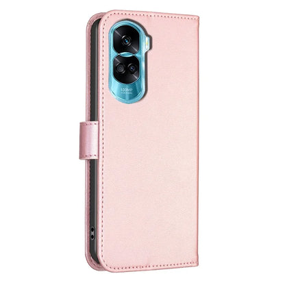 For Honor 90 Lite 5G / X50i 5G Case Leather Clover Pattern Mobile Phone Wallet Cover
