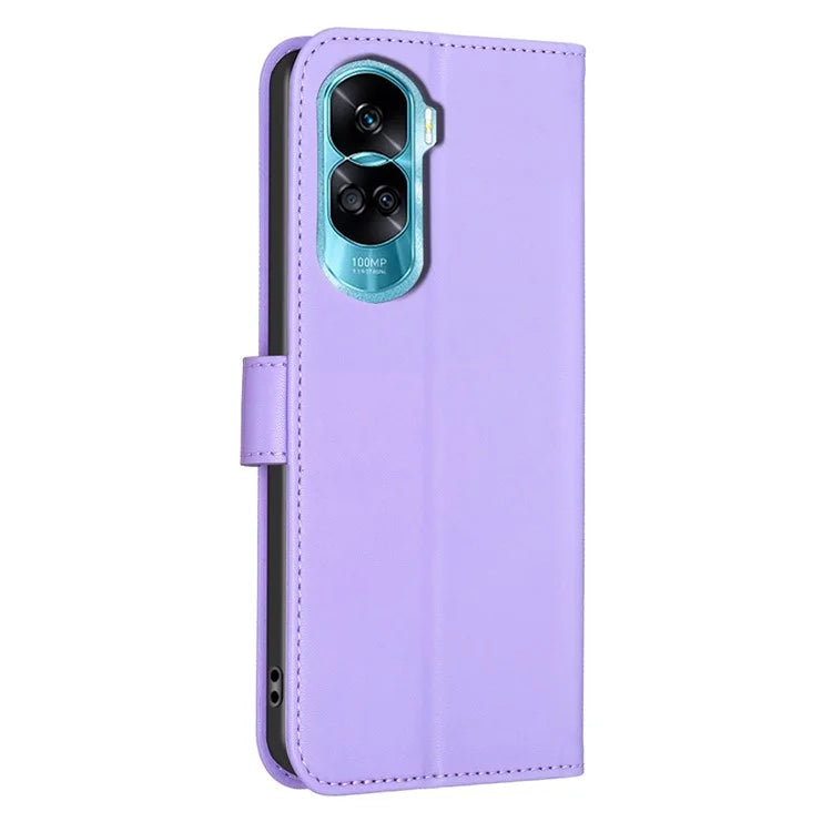 For Honor 90 Lite 5G / X50i 5G Case Leather Clover Pattern Mobile Phone Wallet Cover