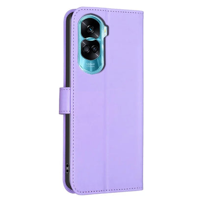 For Honor 90 Lite 5G / X50i 5G Case Leather Clover Pattern Mobile Phone Wallet Cover