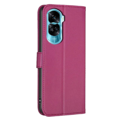 For Honor 90 Lite 5G / X50i 5G Case Leather Clover Pattern Mobile Phone Wallet Cover