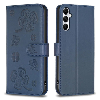 For Samsung Galaxy A05s 4G Magnetic Case Clover Pattern Wallet Flip Phone Cover