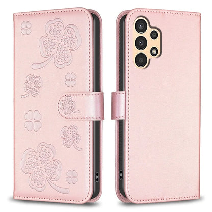 For Samsung Galaxy A53 5G Case Clover Pattern PU Leather+TPU Phone Cover with Magnetic Clasp
