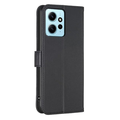 For Xiaomi Redmi Note 12 4G Case PU Leather Clover Imprinted Card Holder Phone Cover