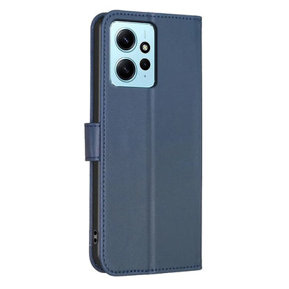 For Xiaomi Redmi Note 12 4G Case PU Leather Clover Imprinted Card Holder Phone Cover