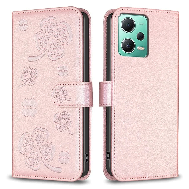 Cell Phone Case For Xiaomi Redmi Note 12 5G (China) / (India) / (Global) / Poco X5 5G Shell Clover Imprinted Cover