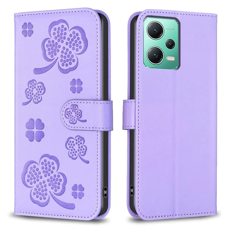 Cell Phone Case For Xiaomi Redmi Note 12 5G (China) / (India) / (Global) / Poco X5 5G Shell Clover Imprinted Cover