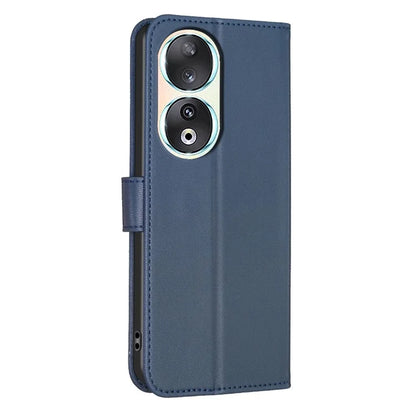 For Honor 90 Case Clover Pattern PU Leather Foldable Stand Phone Wallet Cover