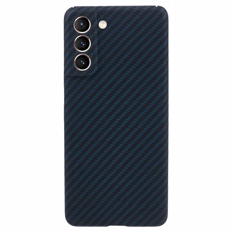 Cell Phone Case for Samsung Galaxy S22 5G , Precise Cutout Aramid Fiber 1500D Coarse Texture Back Cover