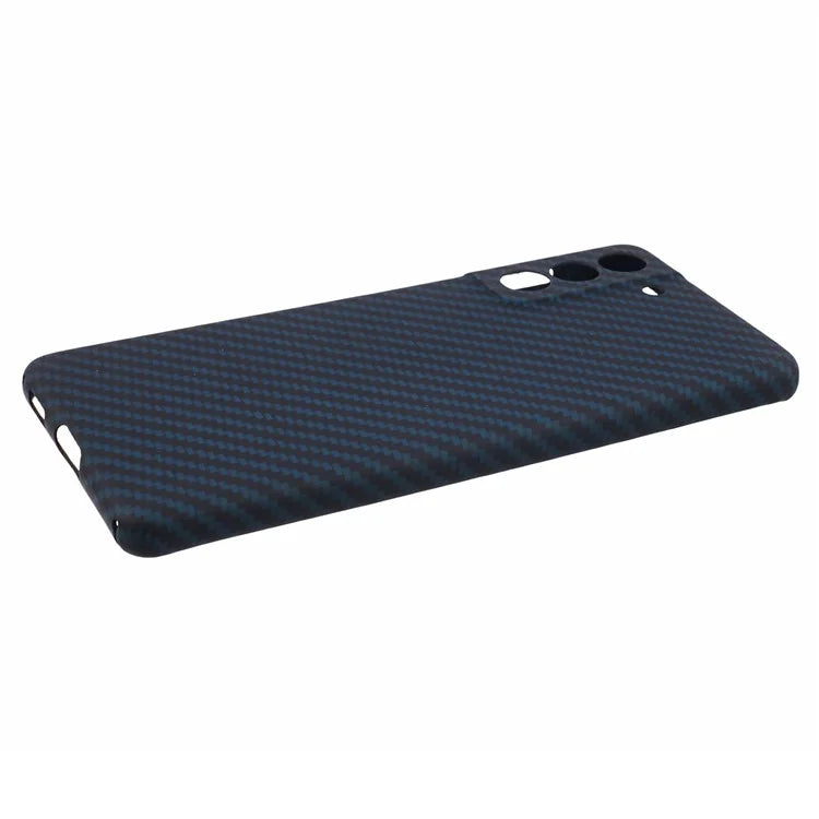 Cell Phone Case for Samsung Galaxy S22 5G , Precise Cutout Aramid Fiber 1500D Coarse Texture Back Cover