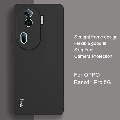 IMAK UC-4 Series for Oppo Reno11 Pro 5G (Global) / Reno11 (China) 5G Case Straight Edge Phone TPU Cover