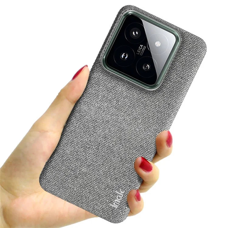 IMAK Ruiyi Series for Xiaomi 14 Case Cloth Texture Anti-scratch Phone Back Cover