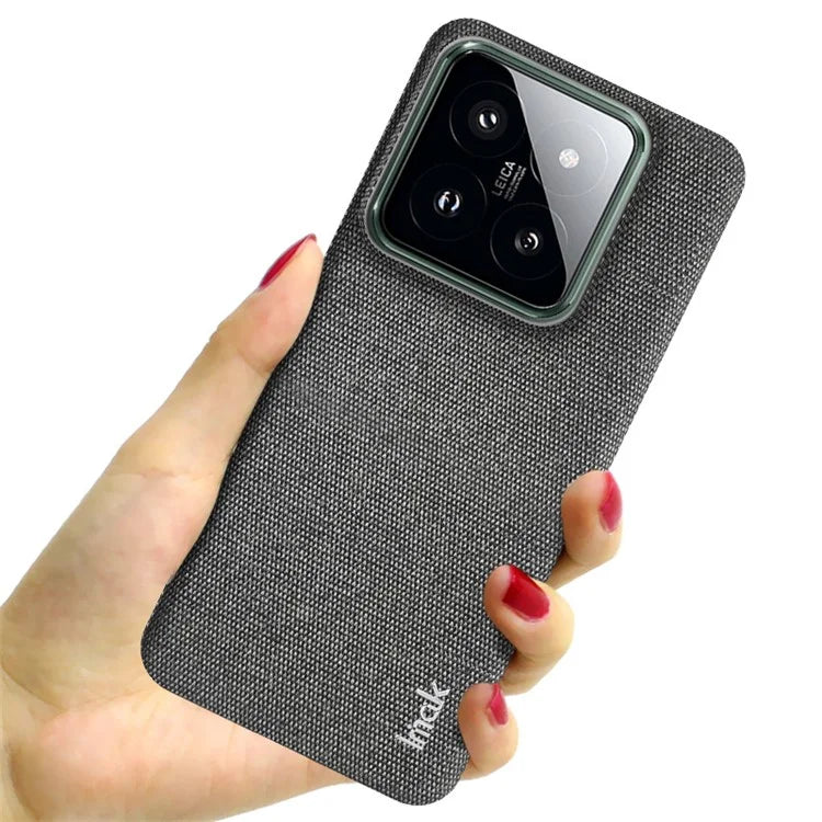 IMAK Ruiyi Series for Xiaomi 14 Case Cloth Texture Anti-scratch Phone Back Cover
