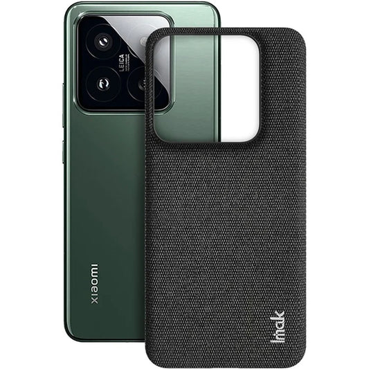IMAK Ruiyi Series for Xiaomi 14 Pro Case PU Leather Coated PC Cloth Texture Phone Cover