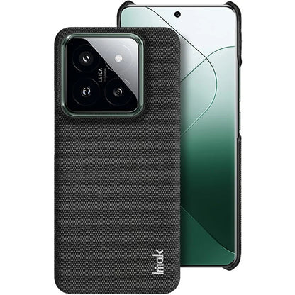 IMAK Ruiyi Series for Xiaomi 14 Pro Case PU Leather Coated PC Cloth Texture Phone Cover