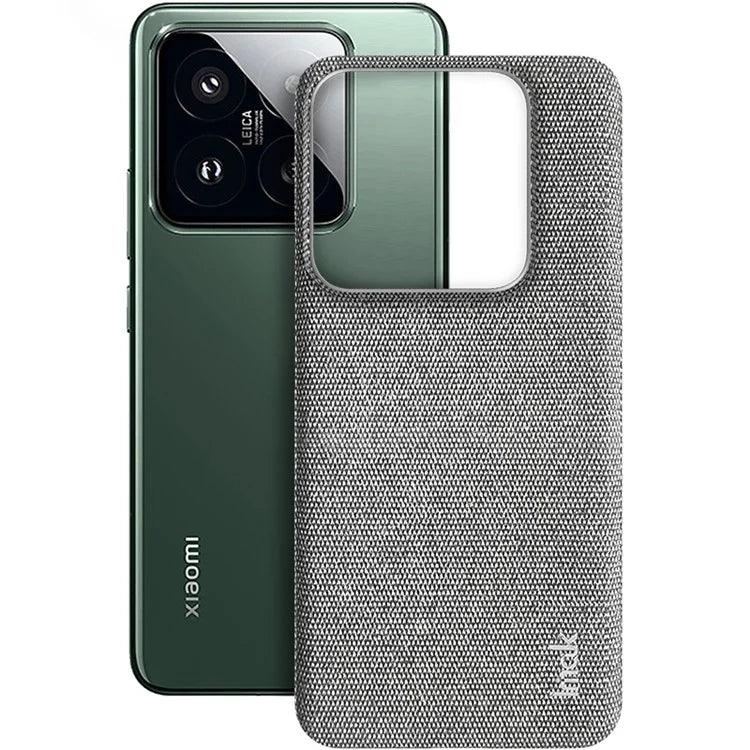 IMAK Ruiyi Series for Xiaomi 14 Pro Case PU Leather Coated PC Cloth Texture Phone Cover