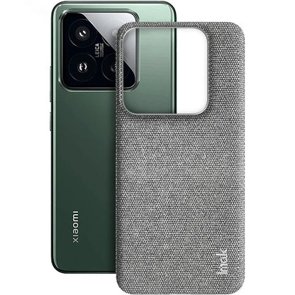 IMAK Ruiyi Series for Xiaomi 14 Pro Case PU Leather Coated PC Cloth Texture Phone Cover