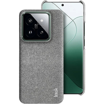 IMAK Ruiyi Series for Xiaomi 14 Pro Case PU Leather Coated PC Cloth Texture Phone Cover