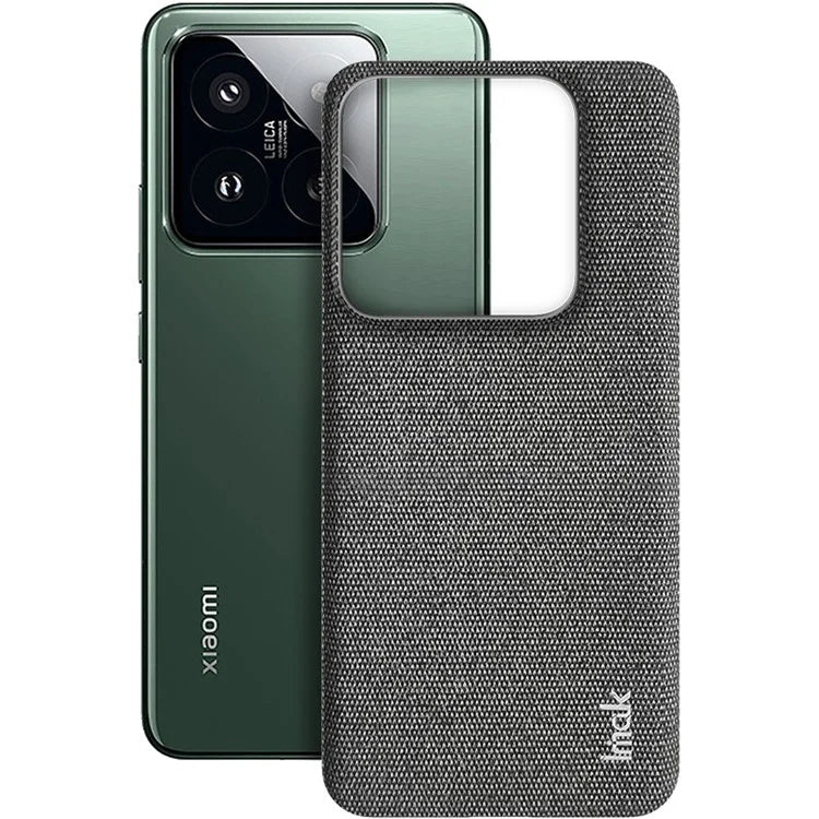 IMAK Ruiyi Series for Xiaomi 14 Pro Case PU Leather Coated PC Cloth Texture Phone Cover