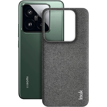 IMAK Ruiyi Series for Xiaomi 14 Pro Case PU Leather Coated PC Cloth Texture Phone Cover