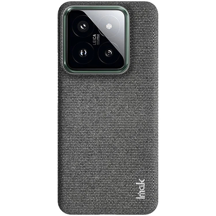 IMAK Ruiyi Series for Xiaomi 14 Pro Case PU Leather Coated PC Cloth Texture Phone Cover