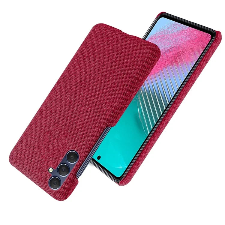 Cell Phone Case for Samsung Galaxy S24 Slim-Fit Cloth+PC Mobile Phone Cover