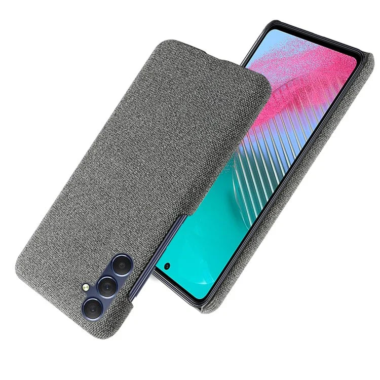 Cell Phone Case for Samsung Galaxy S24 Slim-Fit Cloth+PC Mobile Phone Cover