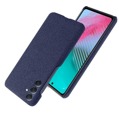 Cell Phone Case for Samsung Galaxy S24 Slim-Fit Cloth+PC Mobile Phone Cover