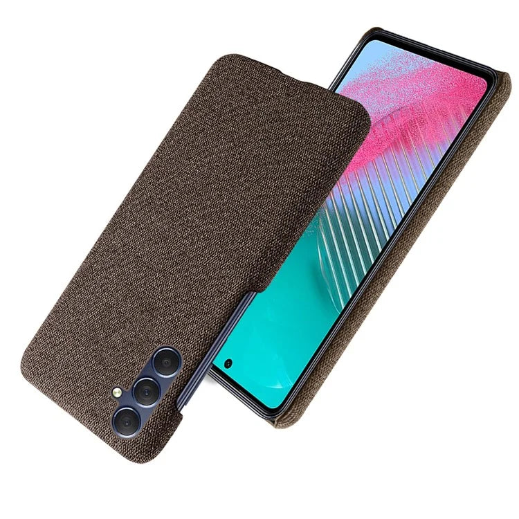 Cell Phone Case for Samsung Galaxy S24 Slim-Fit Cloth+PC Mobile Phone Cover