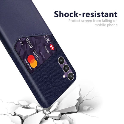 For Samsung Galaxy S24+ Phone Cover Cloth Texture PU+PC Phone Case Shell