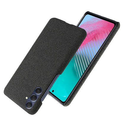Anti-Scratch Phone Cover for Samsung Galaxy S24+ Case Slim Cloth+PC Shell