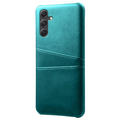 For Samsung Galaxy S24 Case PU+Hard PC Phone Protector with Dual Card Slots