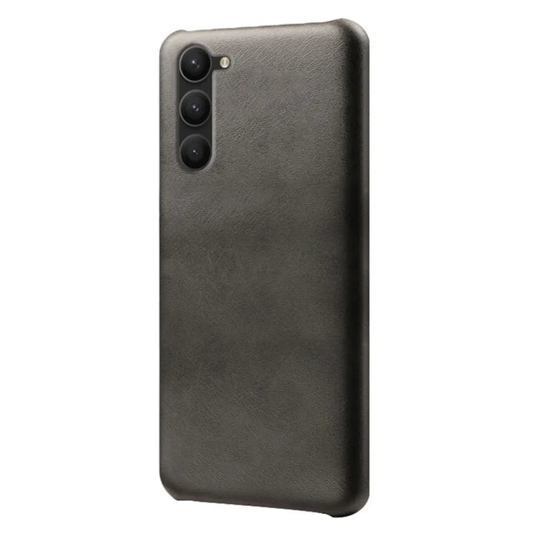 For Samsung Galaxy S24+ Phone Case Slim PU Leather + PC Shockproof Back Cover