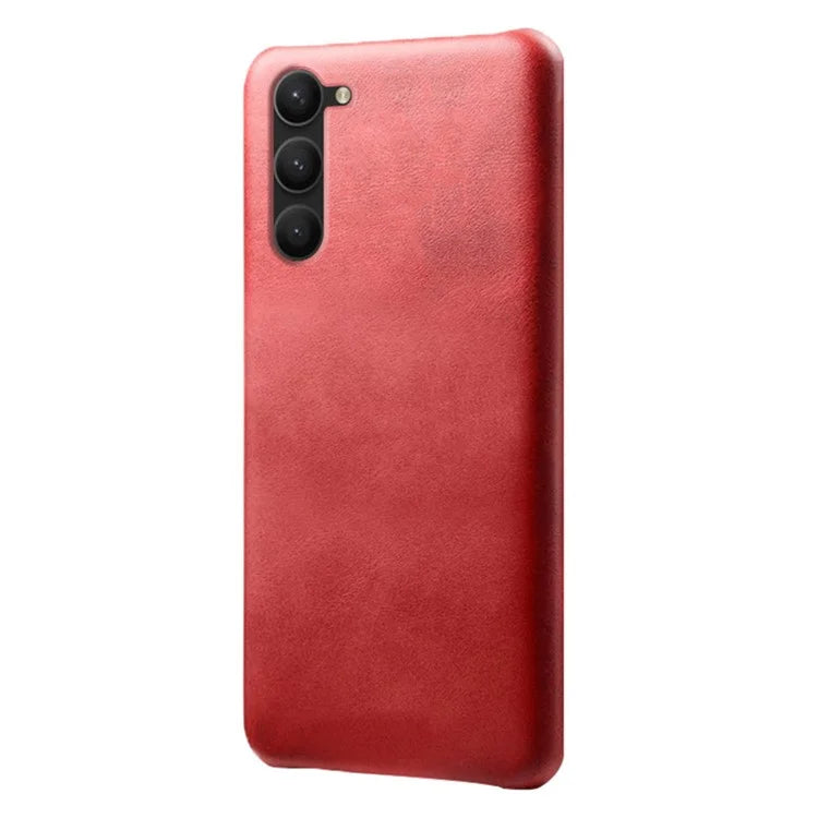 For Samsung Galaxy S24+ Phone Case Slim PU Leather + PC Shockproof Back Cover