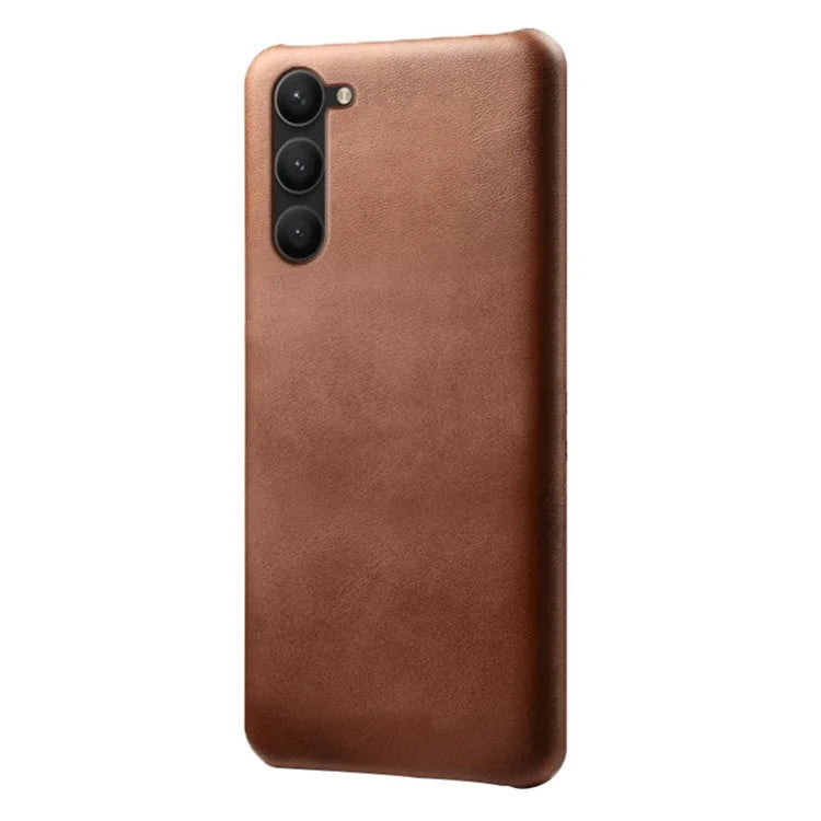 For Samsung Galaxy S24+ Phone Case Slim PU Leather + PC Shockproof Back Cover