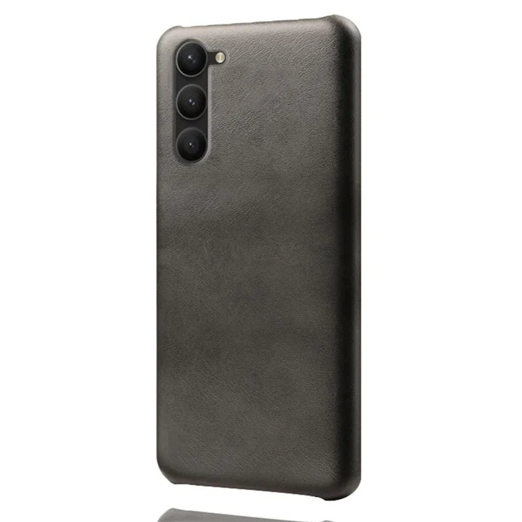 For Samsung Galaxy S24 PU Leather + Hard PC Shell Calf Texture Phone Cover