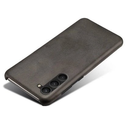 For Samsung Galaxy S24 PU Leather + Hard PC Shell Calf Texture Phone Cover