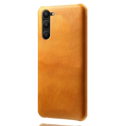 For Samsung Galaxy S24 PU Leather + Hard PC Shell Calf Texture Phone Cover