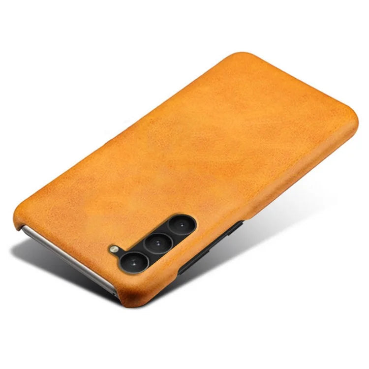 For Samsung Galaxy S24 PU Leather + Hard PC Shell Calf Texture Phone Cover