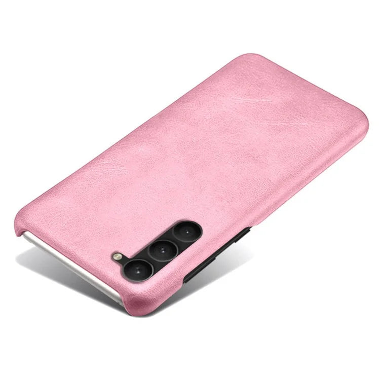 For Samsung Galaxy S24 PU Leather + Hard PC Shell Calf Texture Phone Cover