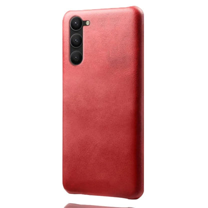 For Samsung Galaxy S24 PU Leather + Hard PC Shell Calf Texture Phone Cover