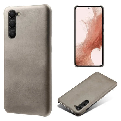 For Samsung Galaxy S24 PU Leather + Hard PC Shell Calf Texture Phone Cover