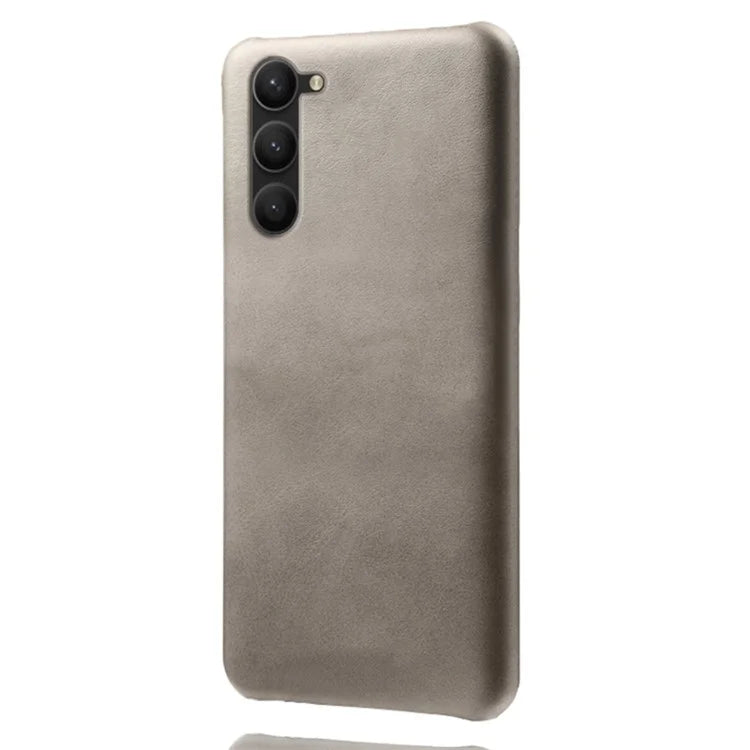 For Samsung Galaxy S24 PU Leather + Hard PC Shell Calf Texture Phone Cover