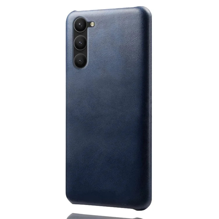 For Samsung Galaxy S24 PU Leather + Hard PC Shell Calf Texture Phone Cover