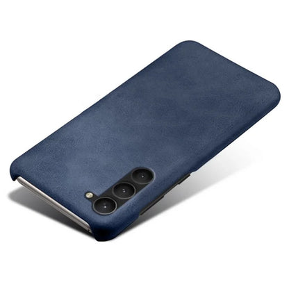 For Samsung Galaxy S24 PU Leather + Hard PC Shell Calf Texture Phone Cover