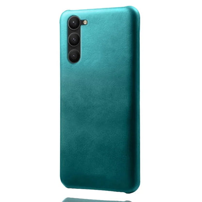 For Samsung Galaxy S24 PU Leather + Hard PC Shell Calf Texture Phone Cover