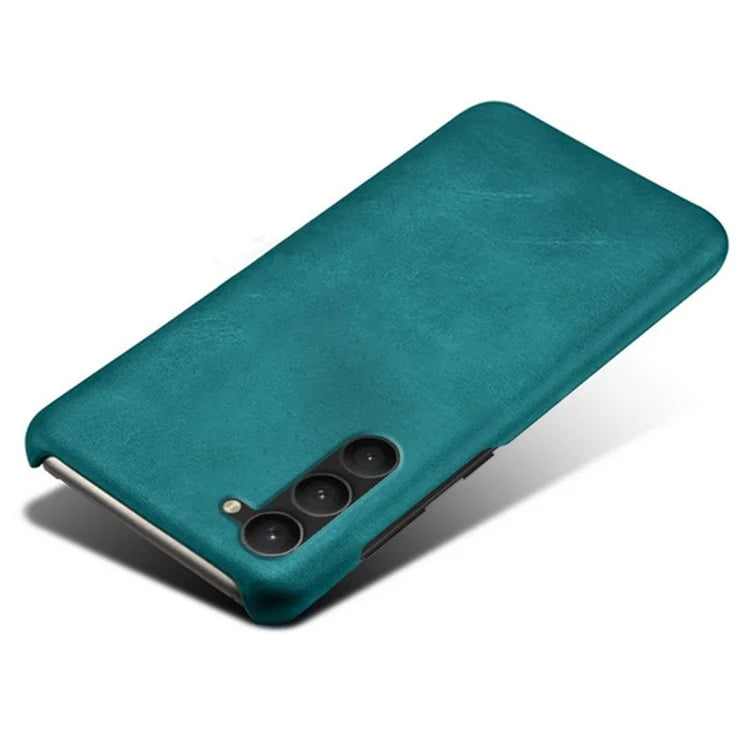 For Samsung Galaxy S24 PU Leather + Hard PC Shell Calf Texture Phone Cover