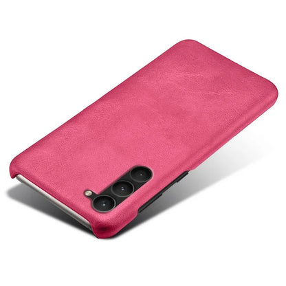 For Samsung Galaxy S24 PU Leather + Hard PC Shell Calf Texture Phone Cover