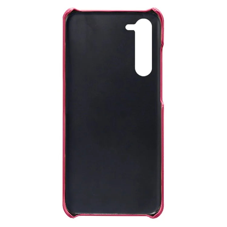 For Samsung Galaxy S24 PU Leather + Hard PC Shell Calf Texture Phone Cover