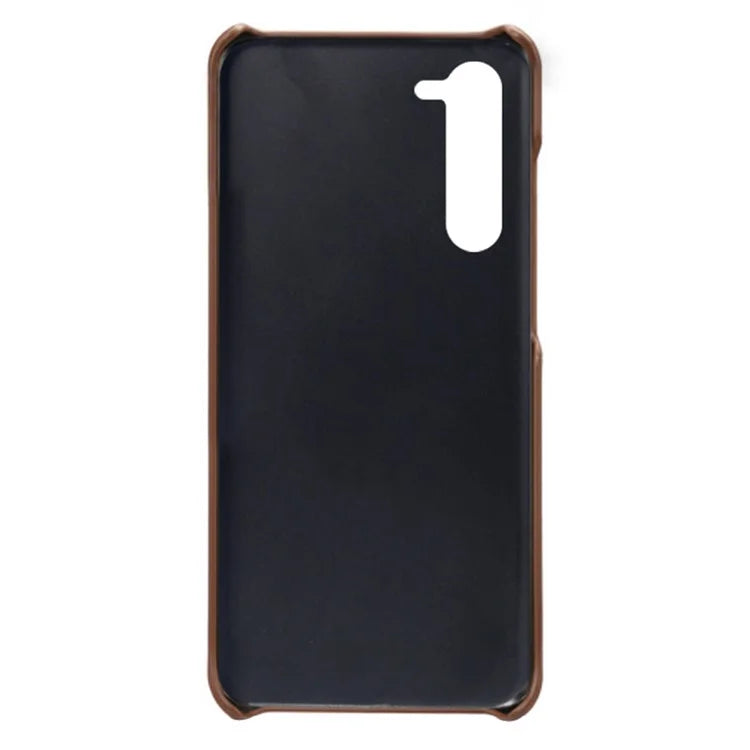For Samsung Galaxy S24 PU Leather + Hard PC Shell Calf Texture Phone Cover