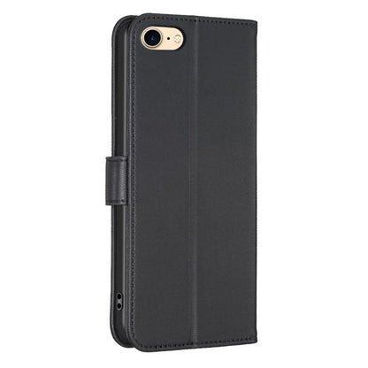 For iPhone 6 / 6s / 7 / 8 / SE (2020) / SE (2022) Phone Case PU Leather Clover Imprinted Wallet Cover